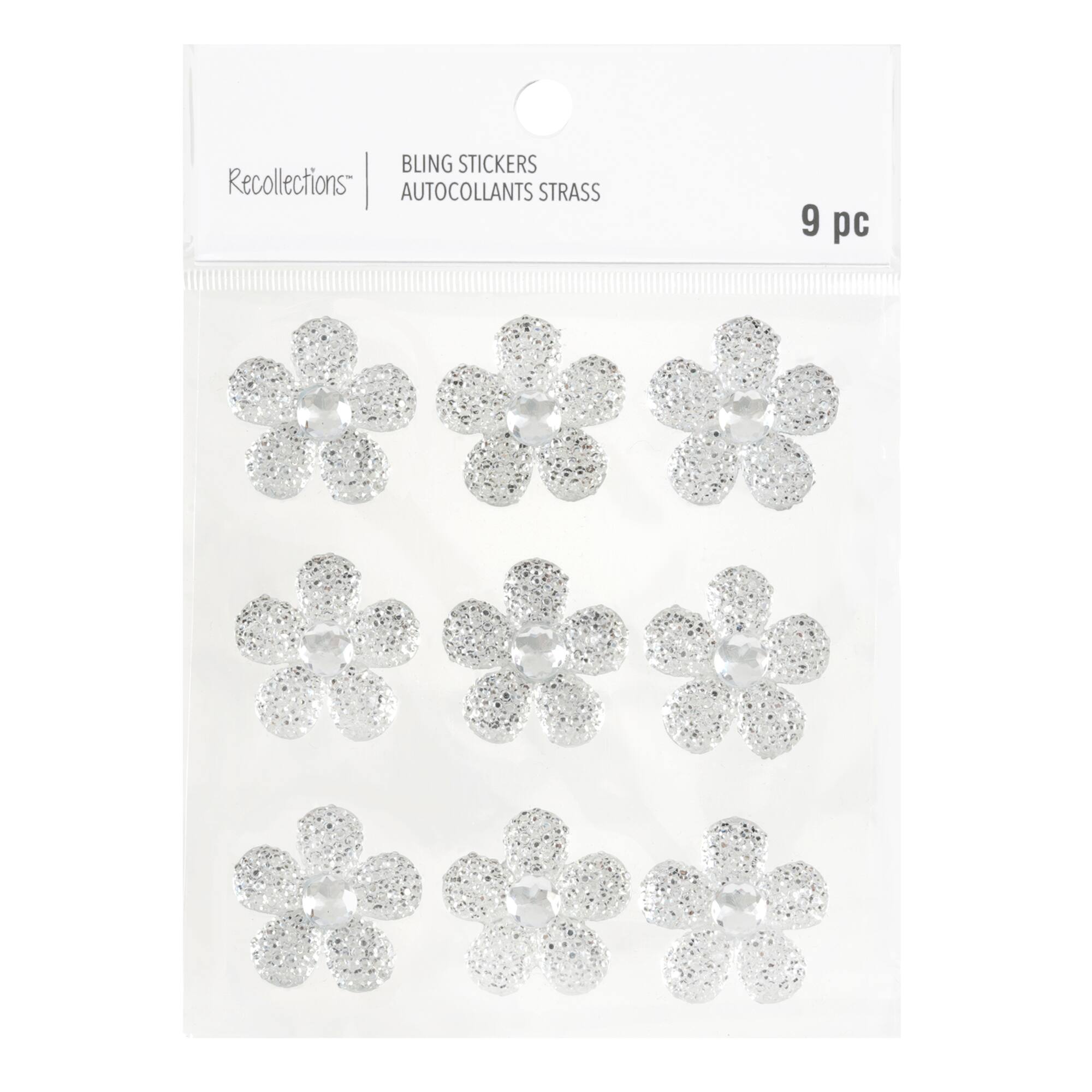 Clear Flower Sugar Stone Stickers by Recollections™